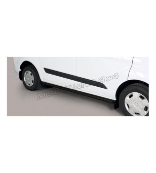 Sidebars - Misutonida - Pedana - Zwart Mat - Ford - Transit Custom - L2 - 2018-2023