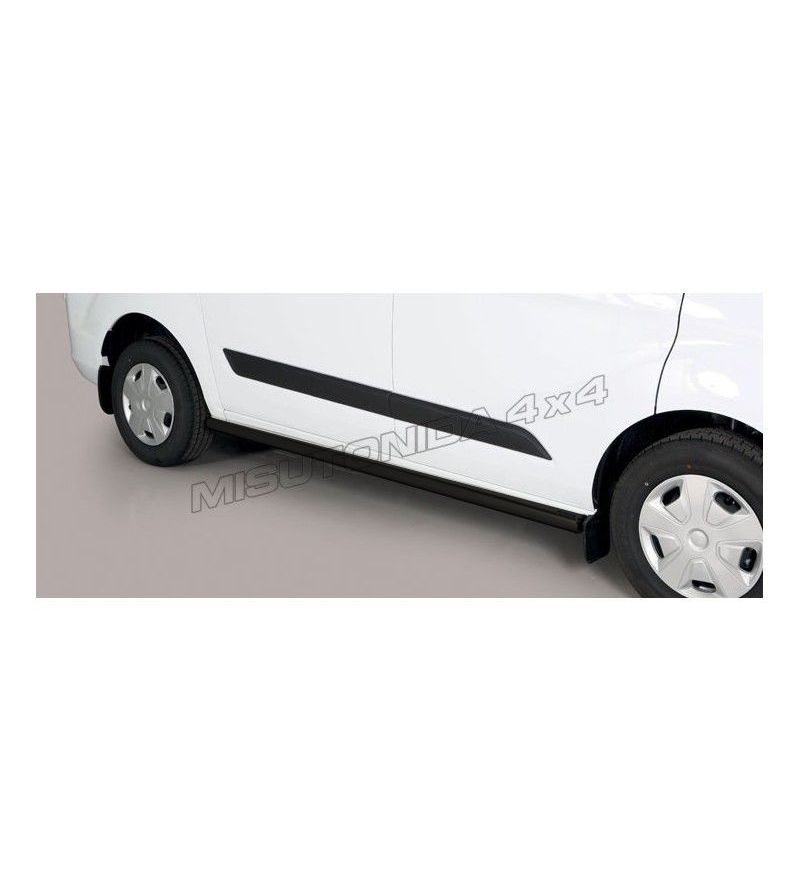 Sidebars - Misutonida - Pedana - Zwart Mat - Ford - Transit Custom - L2 - 2018-2023 Sidebars - Misutonida - Pedana - Zwart Mat - Ford - Transit Custom - L2 - 2018-2023