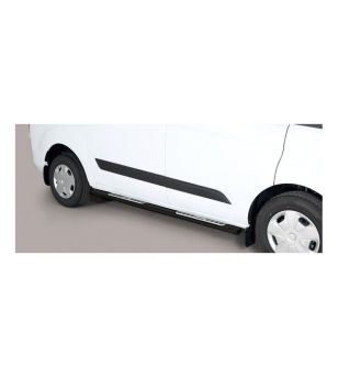 Sidebars - Misutonida - Design - Zwart Mat - Ford - Transit Custom - L1 - 2018-2023