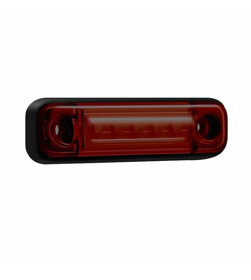 Markeringsljus - SIM - 3302 - 8cm - smoke - Röd - 12V-24V Markeringsljus - SIM - 3302 - 8cm - smoke - Röd - 12V-24V