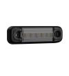 Markeringslicht - SIM - 3302 - 8cm - smoke - Wit - 12V-24V