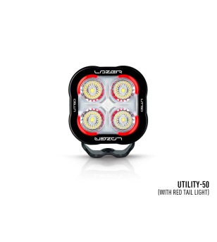 Werklamp - Lazer - Utility 50 - 4'' - Positielicht Rood - Work / Scene