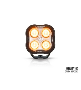 Lazer Utility 50 blixt/bakljus - 00U50-STRB-RED-B - Lights and Styling