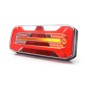 Tail light - WAS - W184 DD - Left - 12" - 30.6cm - Clear - LED - Dynamic indicator - Tail - Brake - Ind - Rev - Fog - Reflector - 12V-24V Tail light - WAS - W184 DD - Left - 12" - 30.6cm - Clear - LED - Dynamic indicator - Tail - Brake - Ind - Rev - Fog - Reflector - 12V-24V