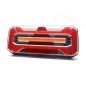 Tail light - WAS - W184 DD - Left - 12" - 30.6cm - Clear - LED - Dynamic indicator - Tail - Brake - Ind - Rev - Fog - Reflector - 12V-24V Tail light - WAS - W184 DD - Left - 12" - 30.6cm - Clear - LED - Dynamic indicator - Tail - Brake - Ind - Rev - Fog - Reflector - 12V-24V