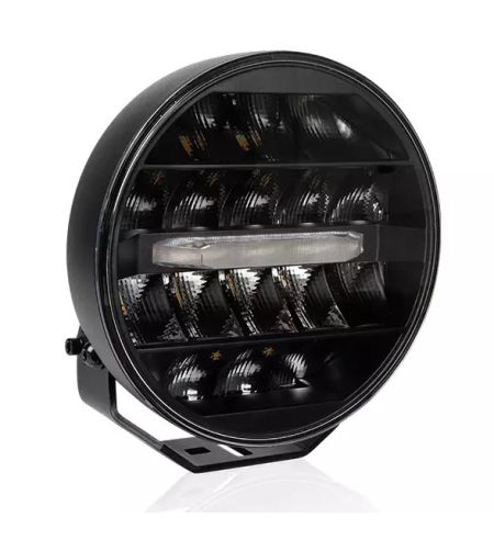 Extraljus - Optibeam - Elites 9 - 8.6" - 21.8cm - Smoke - Positionsljus Vit/Bärnsten - Driving 