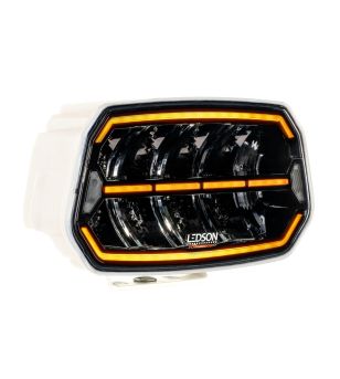 Verstraler - Ledson - Epix 10+ - Strobe - 10'' - ivoorwit - Positielicht Wit/Amber - 5 Flitspatronen - Driving