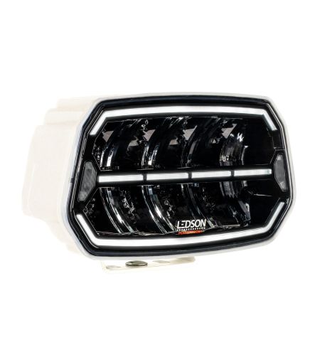 Verstraler - Ledson - Epix 10+ - Strobe - 9.7" - 24.7cm - Ivoorwit - Positielicht Wit/Amber - 5 flitspatronen - Driving