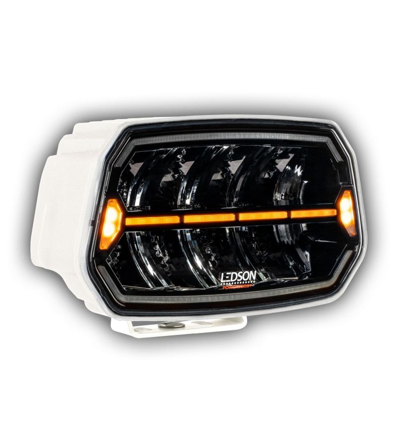 Verstraler - Ledson - Epix 10+ - Strobe - 9.7" - 24.7cm - Ivoorwit - Positielicht Wit/Amber - 5 flitspatronen - Driving Verstraler - Ledson - Epix 10+ - Strobe - 9.7" - 24.7cm - Ivoorwit - Positielicht Wit/Amber - 5 flitspatronen - Driving