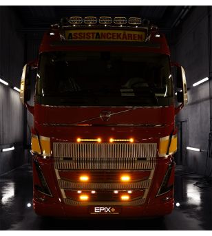 Verstraler - Ledson - Epix 10+ - Strobe - 10'' - Positielicht Wit/Amber - 5 Flitspatronen - Driving