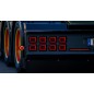 Tail light - Ledson - Breeze X1 - 4.3" - 11cm - Clear - Tail - Brake - Ind - 12V-48V Tail light - Ledson - Breeze X1 - 4.3" - 11cm - Clear - Tail - Brake - Ind - 12V-48V