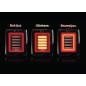 Achterlicht - Ledson - Breeze X1 - smoke - 4.3" - 11cm - Smoke - Achter - Rem - Richting - 12V-48V Achterlicht - Ledson - Breeze X1 - smoke - 4.3" - 11cm - Smoke - Achter - Rem - Richting - 12V-48V
