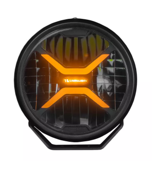 Driving light - Luminalights - Rebellion 9+ - 9'' - smoke - Position light White/Amber - Driving