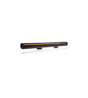 LED Light bar - W-Light - Wave II - 21'' - smoke - curved - Position light White/Amber - Driving