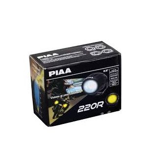Extraljus - PIAA - 220R - 3'' - Klar/Gul - Vit/Bärnsten - Driving Dimma Combo - Set