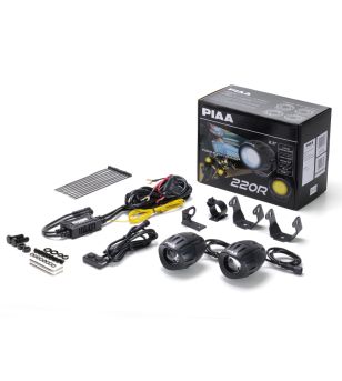 Driving light - PIAA - 220R - 3'' - Clear/Yellow - White/Amber - Driving Fog Combo - Set