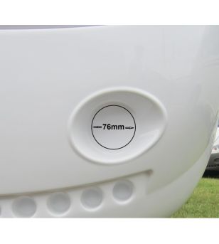 Daytime running lights - L&S - Round 79 - 12V - Set