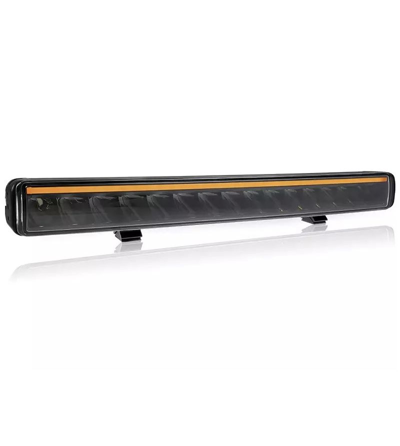 LED-ramp - W-Light - Comber II - 21.4" - 54.4cm - Smoke - curved - Positionsljus Vit/Bärnsten - Driving Spot Combo 