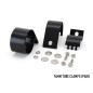 Clamp(s) - Lazer - 76mm - Black matte - Set