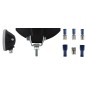 Verstraler - Hella - Rallye 3003 - 8.7" - 22.2cm - Blauw - matzilver - Positielicht - Driving Verstraler - Hella - Rallye 3003 - 8.7" - 22.2cm - Blauw - matzilver - Positielicht - Driving