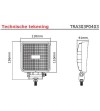 Werklamp - Tralert - TRA 303P - 4'' - 400cm kabel - Work / Scene