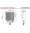 Werklamp - Tralert - TRC 303P - 5'' - 400cm kabel - Work / Scene