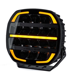 Driving light - Tralert - Phantom Black - 9'' - smoke - Position light White/Amber - Driving