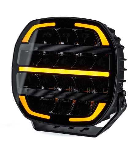 Verstraler - Tralert - Phantom Black - 9'' - smoke - Positielicht Wit/Amber - Driving