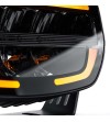 Verstraler - Tralert - Phantom Black - 9'' - smoke - Positielicht Wit/Amber - Driving