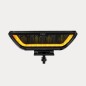 Tail light - OZZ - WR1 65 - 6.5" - 16.4cm - Smoke - Rev - Flash - Work - Multiple flash patterns - 12V-30V