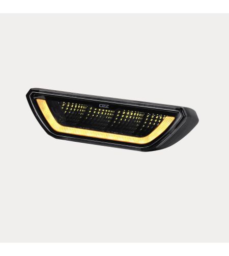 Bakljus - OZZ - WR1 65 - 6.5" - 16.4cm - Smoke - Back - Blixt - Arbet - Flera blixtmönster - 12V-30V 