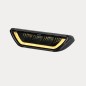 Tail light - OZZ - WR1 65 - 6.5" - 16.4cm - Smoke - Rev - Flash - Work - Multiple flash patterns - 12V-30V