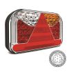 Tail light - Fristom - V10C7 Lavaflow - 7-pins AMP - 24cm - Rechts - Multifunction - 12V-24V