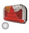 Bakljus - Fristom - V10C7 Lavaflow - 7-pins AMP - 24cm - Links - Multifunction - 12V-24V