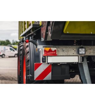 Tail light - Fristom - V10C7 Lavaflow - 7-pins AMP - 24cm - Rechts - Multifunction - 12V-24V