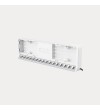 LED-ramp - OZZ - LP 1 - 21'' - vit - Nummerskyltsfäste -