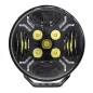 Fernscheinwerfer - Tralert - Ypsilon 9LED - 8.4" - 21.4cm - Positionslicht Weiß/Amber - 4 Blitzmuster - Driving Fernscheinwerfer - Tralert - Ypsilon 9LED - 8.4" - 21.4cm - Positionslicht Weiß/Amber - 4 Blitzmuster - Driving