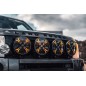 Fernscheinwerfer - Tralert - Ypsilon 9LED - 8.4" - 21.4cm - Positionslicht Weiß/Amber - 4 Blitzmuster - Driving Fernscheinwerfer - Tralert - Ypsilon 9LED - 8.4" - 21.4cm - Positionslicht Weiß/Amber - 4 Blitzmuster - Driving