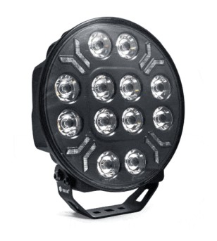 Driving light - Tralert - Ypsilon 12LED - 9'' - White/Amber -