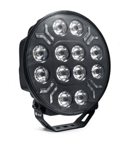 Extraljus - Tralert - Ypsilon 12LED - 9'' - Vit/Bärnsten -