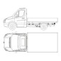 Roof bar - QPAX - T-rack - Mercedes - Sprinter - H1 - 2007+ Roof bar - QPAX - T-rack - Mercedes - Sprinter - H1 - 2007+