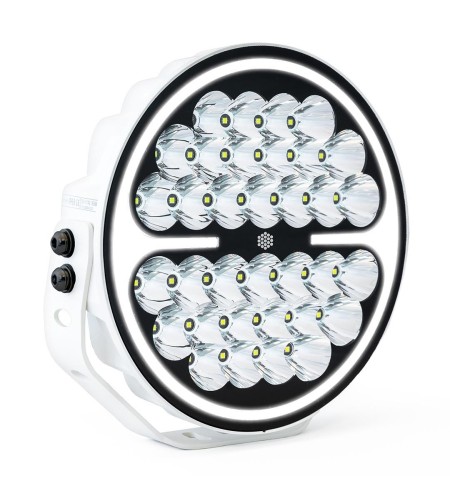 Driving light - Tralert - Nova - 8.9" - 22.5cm - White - Position light White/Amber - 4 flash patterns - Driving