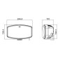 Driving light - Tralert - Atlas 320 - 9.6" - 24.4cm - Position light White/Amber - Driving Driving light - Tralert - Atlas 320 - 9.6" - 24.4cm - Position light White/Amber - Driving