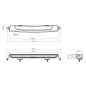 LED Lightbar - OZZ - XB1 20 - 21" - 53.3cm - Positionslicht Weiß - Driving LED Lightbar - OZZ - XB1 20 - 21" - 53.3cm - Positionslicht Weiß - Driving