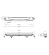 OZZ XB1 LED Lichtbalk 20" - 7000 lumen (excl. pos.licht) -