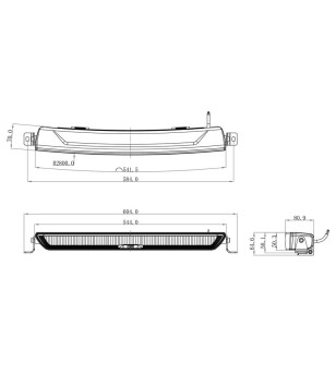 OZZ XB1 LED Lichtbalk 20" - 7000 lumen - 88201 - 88201