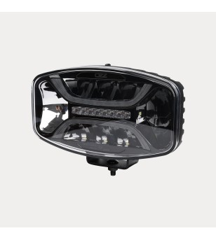 Driving light - OZZ - XO 1 P - 10'' - smoke - Position light White/Amber - 2 Flash patterns - Driving