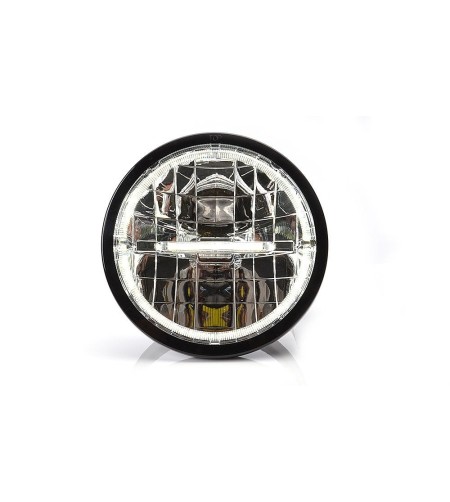 Extraljus - Tralert - WD-50 - 9.1" - 23cm - Linje + Ring - Positionsljus Vit - Driving