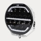 Driving light - OZZ - XR2 P9 - 8.7" - 22cm - White - Smoke - Position light White/Amber - Driving