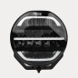 Driving light - OZZ - XR2 P9 - 8.7" - 22cm - White - Smoke - Position light White/Amber - Driving